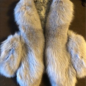 Beautiful Real Fur Arctic fox vest